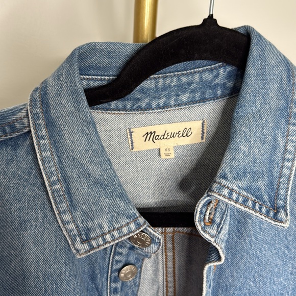 Madewell Denim Long-Sleeve Romper size XS - Picture 2 of 9